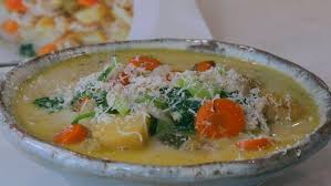 Try Jessie James Decker S Tuscan Chicken Soup With Potatoes And Other Vegetables Chicken Tuscan Soup Tuscan Soup Chicken Potato Soup
