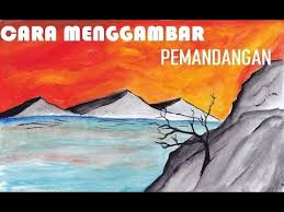 Meski terdengar sepele, namun teknik lining ini cukup susah dilakukan, bahkan bagi seorang seniman senior sekalipun. Lukisan Pemandangan Alam Menggunakan Cat Air