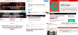 Do you like this video? Wokal Distance On Twitter 1 Impact Not Intent The Idea Is That It Doesn T Matter What You Meant To Say All That Matters Is If Someones Feelings Were Hurt This Idea From