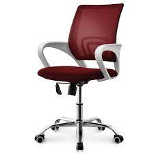Buy Cleo Adjustable Ergonomic Chair In Red Colour By Workspace By Azazo Online Mid Back Ergonomic Chairs Chairs Furniture Pepperfry Product Ergonomic Chair Mesh Chair Chair