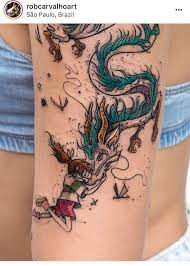 Close Up Of Haku Details Spirited Away Tattoo Creative Tattoos Inspirational Tattoos Tattoos
