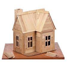 Using popsicle sticks and glue, groups must work together to design and build a bridge that can support weight and is aesthetically pleasing. 9 Amazing House Craft Ideas For 2021 In India Styles At Life Popsicle Stick Houses Popsicle Stick Crafts For Adults Craft Stick Crafts