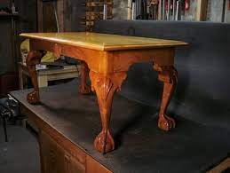 19th century original black painted claw foot pedestal coffee table. Cherry Ball And Claw Foot Coffee Table By Dustymark Lumberjocks Com Woodworking Community