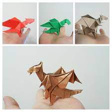 This design is very convincing as it really looks as though the dragon could fly! Origami Dragons V1 And Chibi Dragon Jo Nakashima