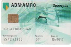 Transferring money to the netherlands. Bank Card Abn Amro Spaarpas Abn Amro Bank Netherlands Col Nl Gm 0017