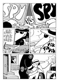 Black And White Spy Mad Tv Spy Vs Spy Comics Spy Is Spy Spy Mad Magazine Comics