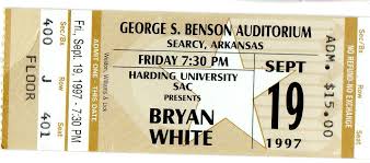 Bryan Whites Concert Tour History Concert Archives