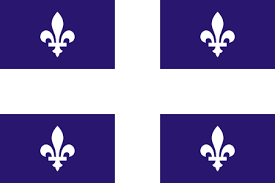 Quebec Canada Flag The Flag Of Quebec Was Officially Adopted On March 9 1950 It S A Modern Version Of The Old French Canadian Flag Known As Vlaggen Canada
