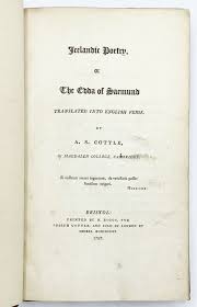Icelandic Poetry Or The Edda Of Saemund Cottle Robert Southey Introduction Mos Imon Mary Wollstonecraft