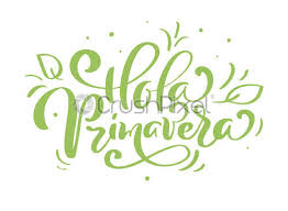 Maybe you would like to learn more about one of these? Hand Drawn Lettering Hola Primavera In Spanish Hello Spring Vector Stock Vector Crushpixel