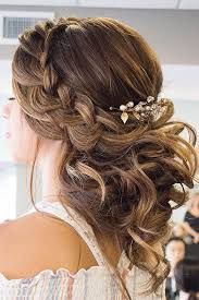 Get creative and experiment with small and big braided hair with thick curly afro hair for a contrast. Best Wedding Hairstyles For Every Bride Style 2020 21 Braids With Curls Quince Hairstyles Prom Hairstyles For Long Hair