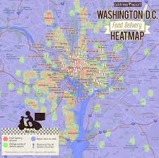 Is a great place to live discover why the washington, d.c., area is one of america's best places to live. The Washington D C Food Delivery Heatmap Where To Live In D C If You Love To Order In Addressreport Blog
