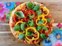 Upside Down Red Cheesy Pizza Recipe In 2021 Food Network Recipes Recipes Cheesy Pizza Recipe