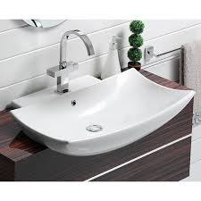 semi recessed sink