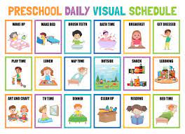 Free Printable Schedule Cards For Preschool