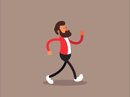 Walking Animation By Ethan Grove Dribbble Dribbble Walking Animation Motion Design Animation Character Design Animation