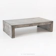 Teak Warehouse Blok Concrete Waterfall Coffee Table Stone Coffee Table Concrete Coffee Table Outdoor Coffee Tables