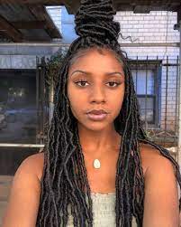 Black Women Hairstyles Faux Locs Hairstyles Locs Hairstyles Box Braids Hairstyles