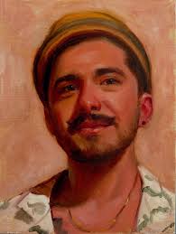 Vinicio Perez oil 11x14. Vinny was our model two weeks ago and was a great  model.