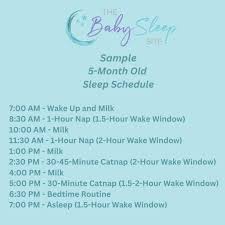 5 Month Old Sleep Schedule: Bedtime, Naps, Wake Windows