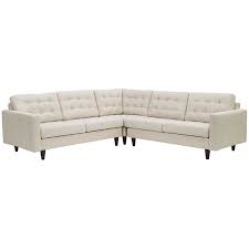 Maybe you would like to learn more about one of these? Modway Empress 3 Piece Upholstered Corner Sectional In Beige Eei 1417 Bei