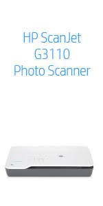 Hp scanjet g3110 có ngoại hình chắc chắn, với những đường cong mượt mà và lớp phủ trắng. Amazon Com Hp Scanjet G3110 Photo Scanner Office Products