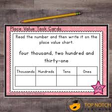 You should know that we abbreviate ten with the letter t. 3 Awesome Ways To Practice Place Value Top Notch Teaching