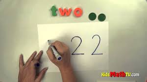 Number Two 2 Lesson Tracing Spelling And Writing Numbers Kindergarten 1st Grade Youtube
