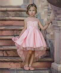 Mia Belle Girls Pink Floral Lace Pearl Tulle Trim Sleeveless Hi Low Dress Toddler Girls Zulily Fotografcilik Pozlari Fotograf Fotografcilik