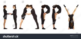 From bari's album little box of happy (comes with a free yoga pose poster inside!). Yoga Alphabet Images Stock Photos Vectors Shutterstock