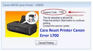 The ink absorber absorbs the ink used when cleaning is executed. The Guardian Angle Canon Code 1700 Canon Pixma Drucker Tintenauffangbehalter Voll Druckerfehler 1700 Supportcode Fehlermeldung Tuhl Teim De If A Send Receive Or Fax Job Does Not Complete Successfully The