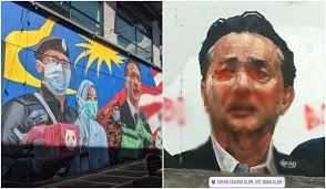 Artist Reveals Another “Covid-19 Heroes” Mural After Vandalism Of Original  Shah Alam Piece | TRP
