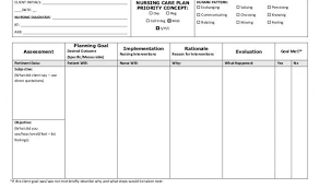Patient performing some adls with physical assistance and verbal cues, continue goal. Nursing Care Plan Templates Blank Vorte