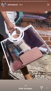 The latest tweets from @shirindavid Shirin David Zeigt Erstes Detail Foto Der Transparent Bag Aus Ihrer Box Helal Gossip