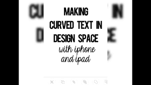 You can also easily create curved text now in cricut design space. Make Curved Text In Design Space With Iphone And Ipad Youtube