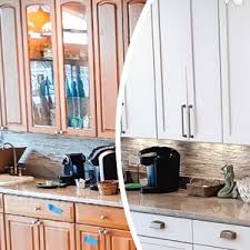 Upgrading your cabinets instead of tearing them down and installing new ones is a popular way to update your kitchen on a small budget. Door Replacement And Refacing N Hance Wood Refinishing Of Brevard County