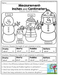 What Did One Snowman Say To The Other Snowman Math Worksheet Answers Measurement Inches And Centimeters What A Fun Way To Measure Math Measurement Measurement Kindergarten Measurement Activities