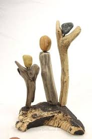 Driftwood Background Large Clock Treibholz Deko Treibholz Schwemmholz
