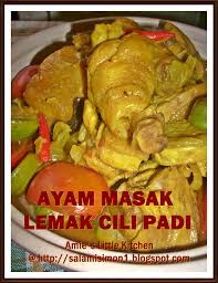 Teknik merebus ayam bersama rempah ratus, berserta. Amie S Little Kitchen Ayam Masak Lemak Cili Padi