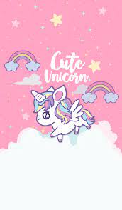 Unicorn So Cute Theme Ilustracao De Unicornio Wallpaper De Desenhos Animados Unicornio Kawaii