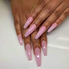 Ceidra On Instagram Sheer Pink Using Bare Me Valentinobeautypure Aqua Pink Dndgel Bo Pink Acrylic Nails Light Pink Acrylic Nails Pink Clear Nails