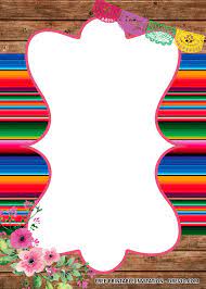 Digital fiesta 40th birthday invitations, paper flags paper picado. Free Fiesta Baby Shower Invitation Templates Fiesta Baby Shower Invitations Printable Birthday Invitations Fiesta Invitations