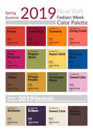 Ilustracion Acerca La Moda De La Paleta Colorea La Guia Con Muestras Nombradas Del Color Ilustracion Color Trends Fashion Fashion Week Spring Colorful Fashion