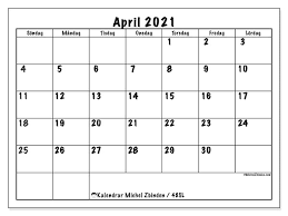 Kalendersidan kalender 2021 skriva ut gratis / du kan placera de. Kalender 48sl April 2021 For Att Skriva Ut Michel Zbinden Sv