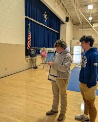 Brentwood 5th graders were honored with a visit from Mr. Nick Sweat,  President of the Sandersville Rotary Club and a Brentwood Alumni. Mr. Sweat  spoke to students about the mission of Rotary