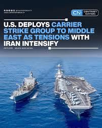 In a significant shift, the Pentagon is repositioning a carrier strike group,  including the USS Abraham Lincoln, from the South China Sea to the Middle  East in response to escalating tensions with