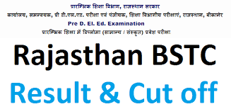 Rajasthan Bstc Result 2020 Cut Off Marks Ggtu Bstc Result Name Wise
