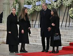 El gesto de tristeza de la reina Letizia en el funeral de Irene de Grecia en Atenas