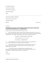 Contoh Surat Rasmi Penarikan Perletakan Jawatan Frasmi