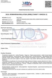 Syarat khas utm bagi jawatan staf akademik: Pengiktirafan Kelayakan Sijil Ilp Kepala Batas Pp Facebook
